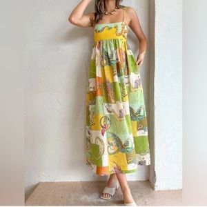 NWT ALEMAIS Jerome Midi Dress US 6 (AU 10)